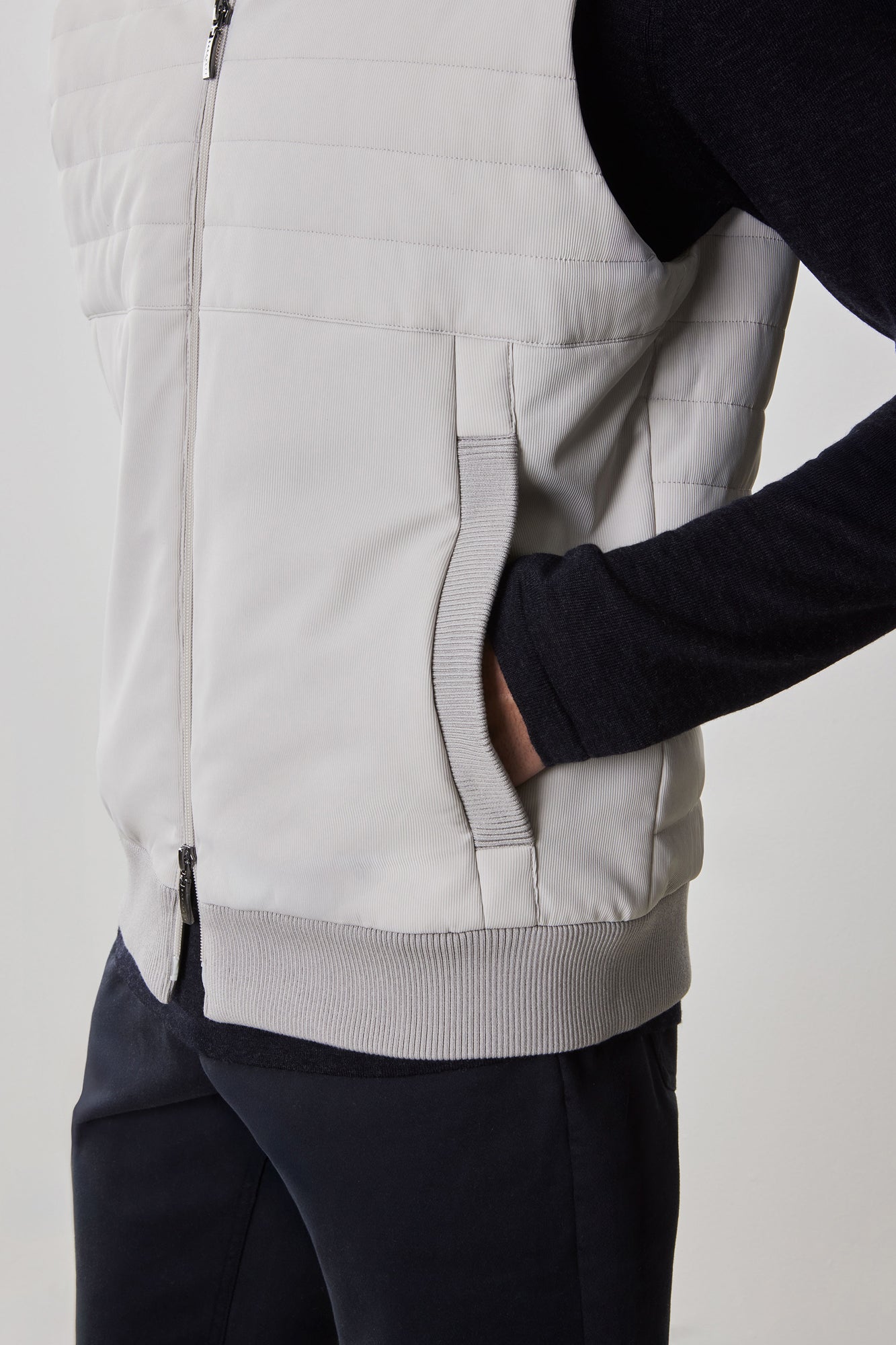 Veste sans manche pour homme par Robert Barakett | RB41541 Fremantle Pierre | Boutique Vvög, vêtements mode pour homme et femme