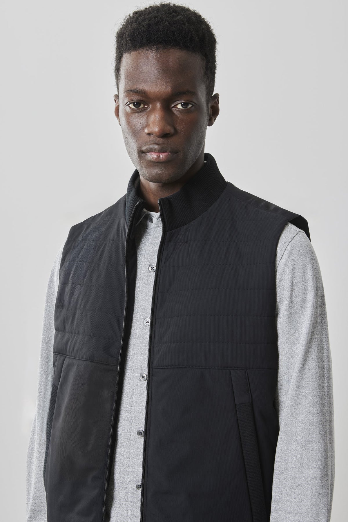 Veste matelassé pour homme par Robert Barakett | RB41541 Fremantle Noir | Boutique Vvög, vêtements mode pour homme et femme