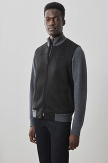 Veste entièrement zippé pour homme par Robert Barakett | RB41555 Cooper Anthracite | Boutique Vvög, vêtements mode pour homme et femme