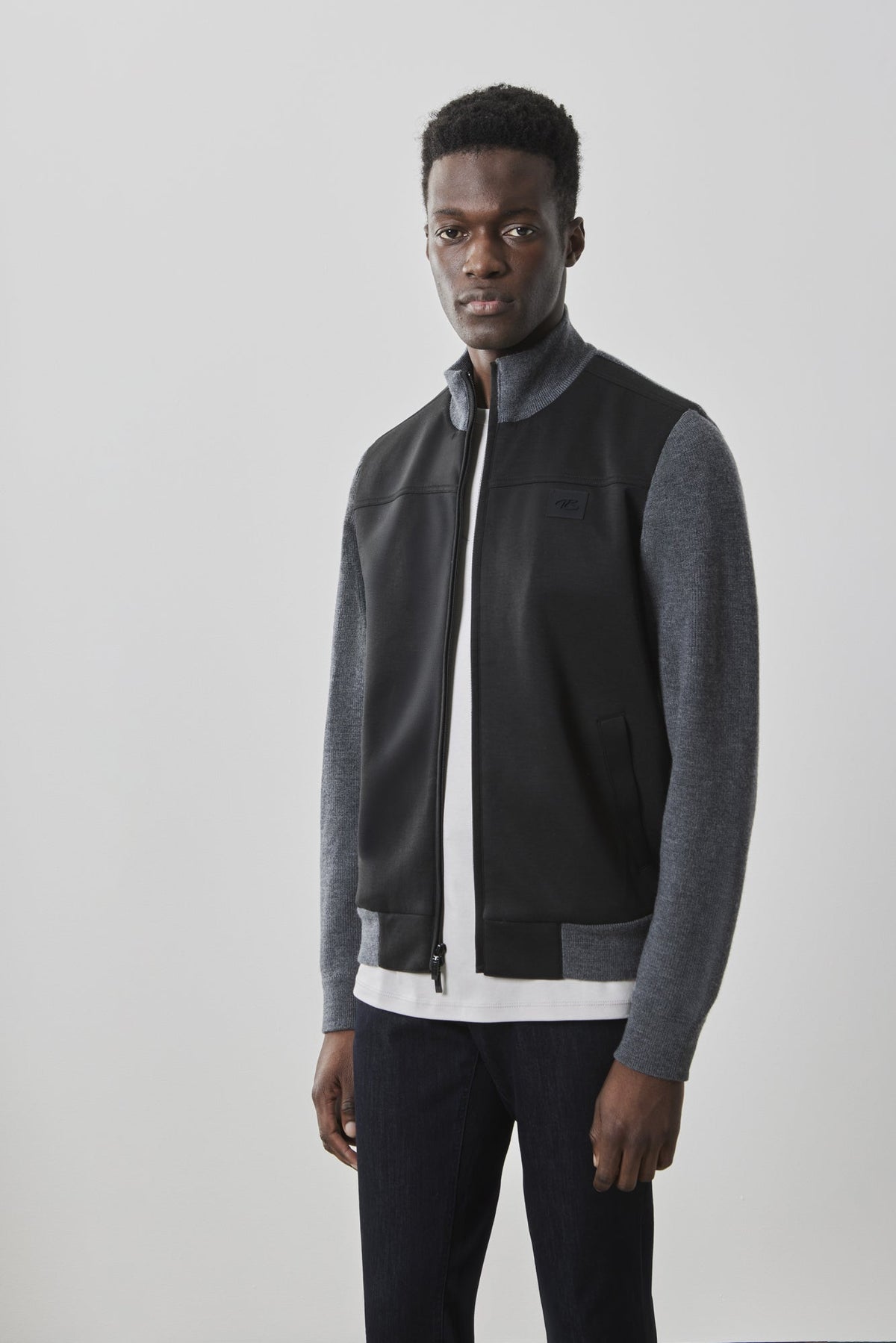 Veste entièrement zippé pour homme par Robert Barakett | RB41555 Cooper Anthracite | Boutique Vvög, vêtements mode pour homme et femme