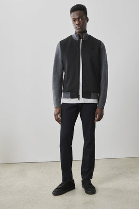 Veste entièrement zippé pour homme par Robert Barakett | RB41555 Cooper Anthracite | Boutique Vvög, vêtements mode pour homme et femme