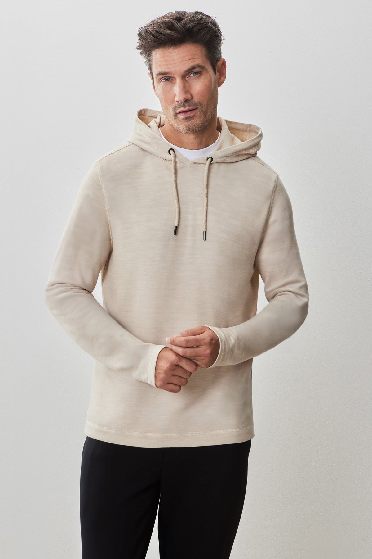 Coton ouaté "overlock" pour homme par Robert Barakett | RB51052 Mesa Anthracite | Boutique Vvög, vêtements mode pour homme et femme