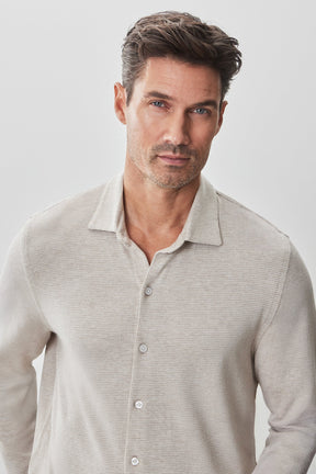 Chemise manches longues pour homme par Robert Barakett | RB51070 Dobston Anthracite | Boutique Vvög, vêtements mode pour homme et femme