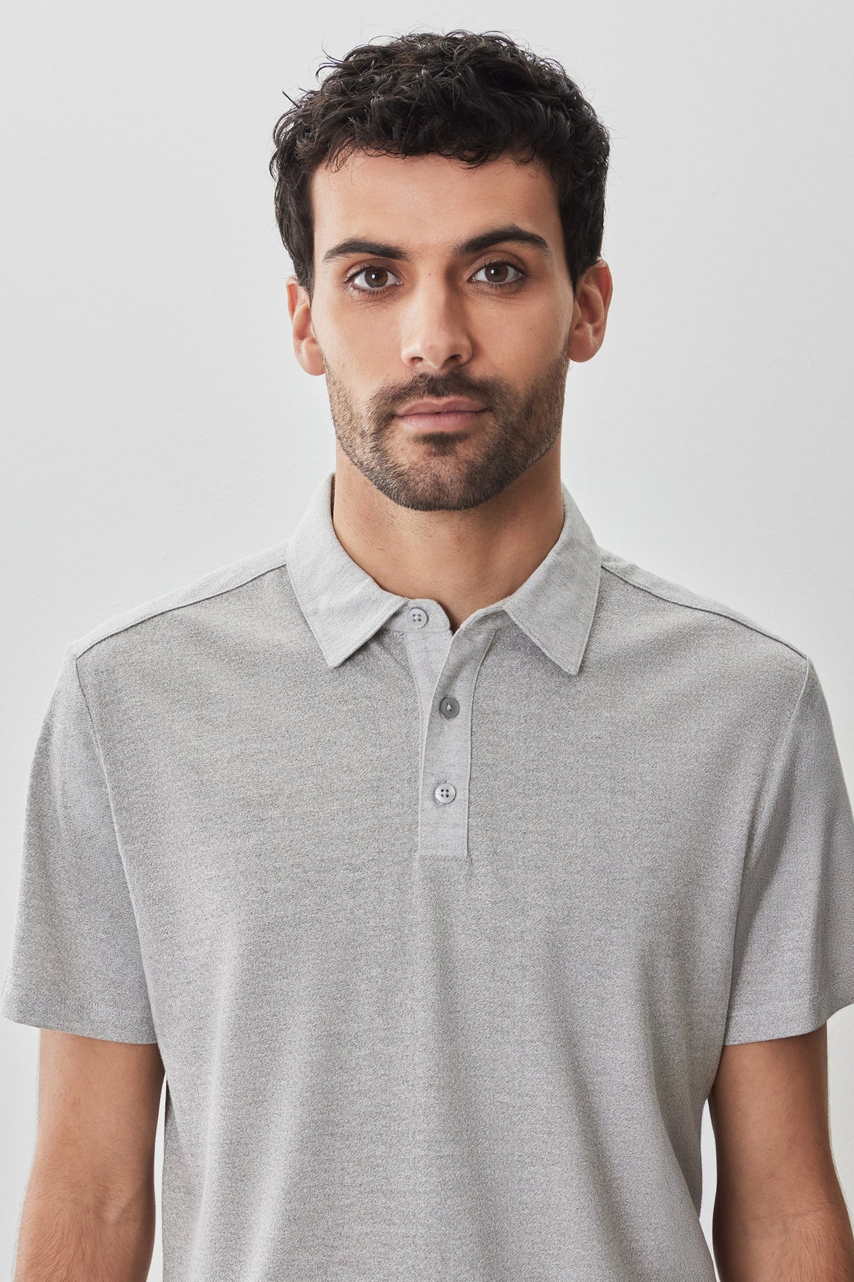 Polo pour homme par Robert Barakett | RB51107 Roscoe Gris | Boutique Vvög, vêtements mode pour homme et femme