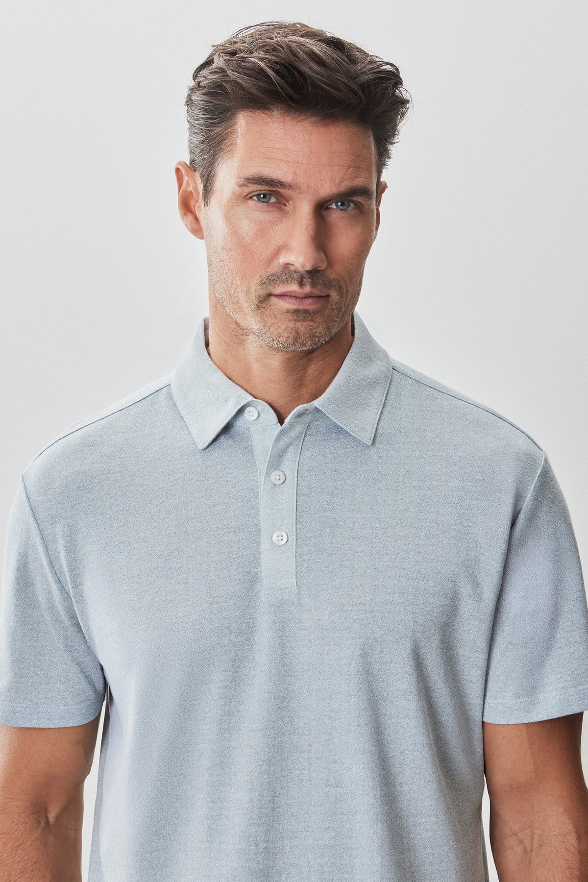 Polo pour homme par Robert Barakett | RB51107 Roscoe Thé Doux | Boutique Vvög, vêtements mode pour homme et femme