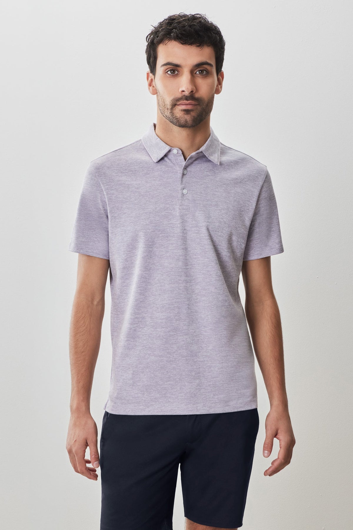 Polo pour homme par Robert Barakett | RB51110 Duke Lavande | Boutique Vvög, vêtements mode pour homme et femme