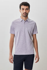Polo pour homme par Robert Barakett | RB51110 Duke Lavande | Boutique Vvög, vêtements mode pour homme et femme