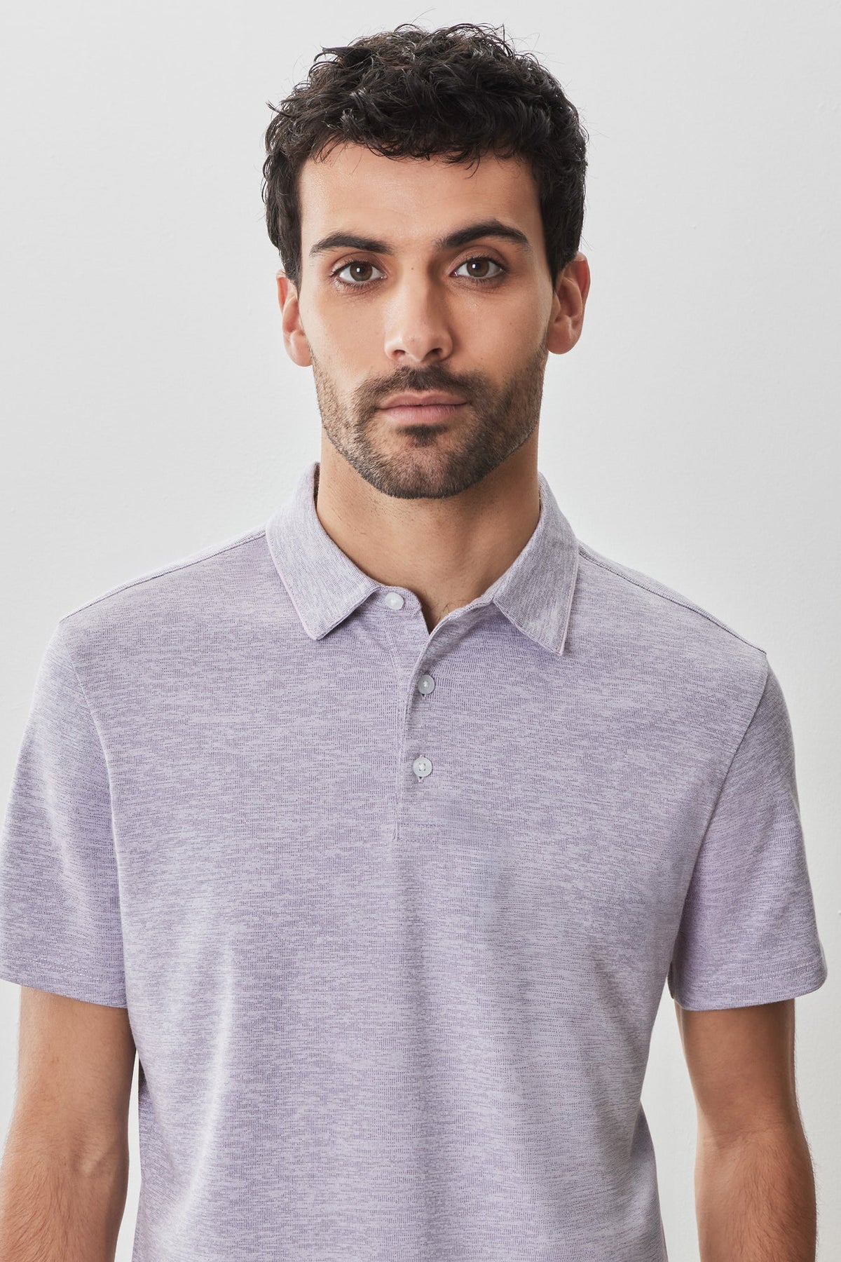 Polo pour homme par Robert Barakett | RB51110 Duke Lavande | Boutique Vvög, vêtements mode pour homme et femme