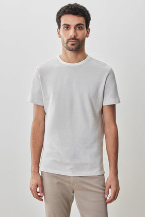 T-shirt col rond pour homme par Robert Barakett | RB51126 Fitch Gris Clair | Boutique Vvög, vêtements mode pour homme et femme