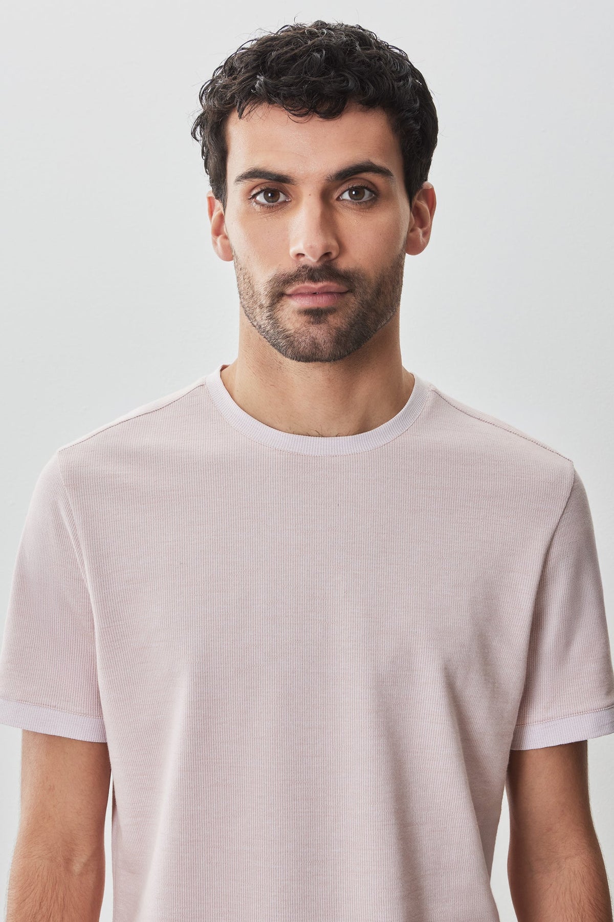 T-shirt col rond pour homme par Robert Barakett | RB51129 Marsh Corail | Boutique Vvög, vêtements mode pour homme et femme