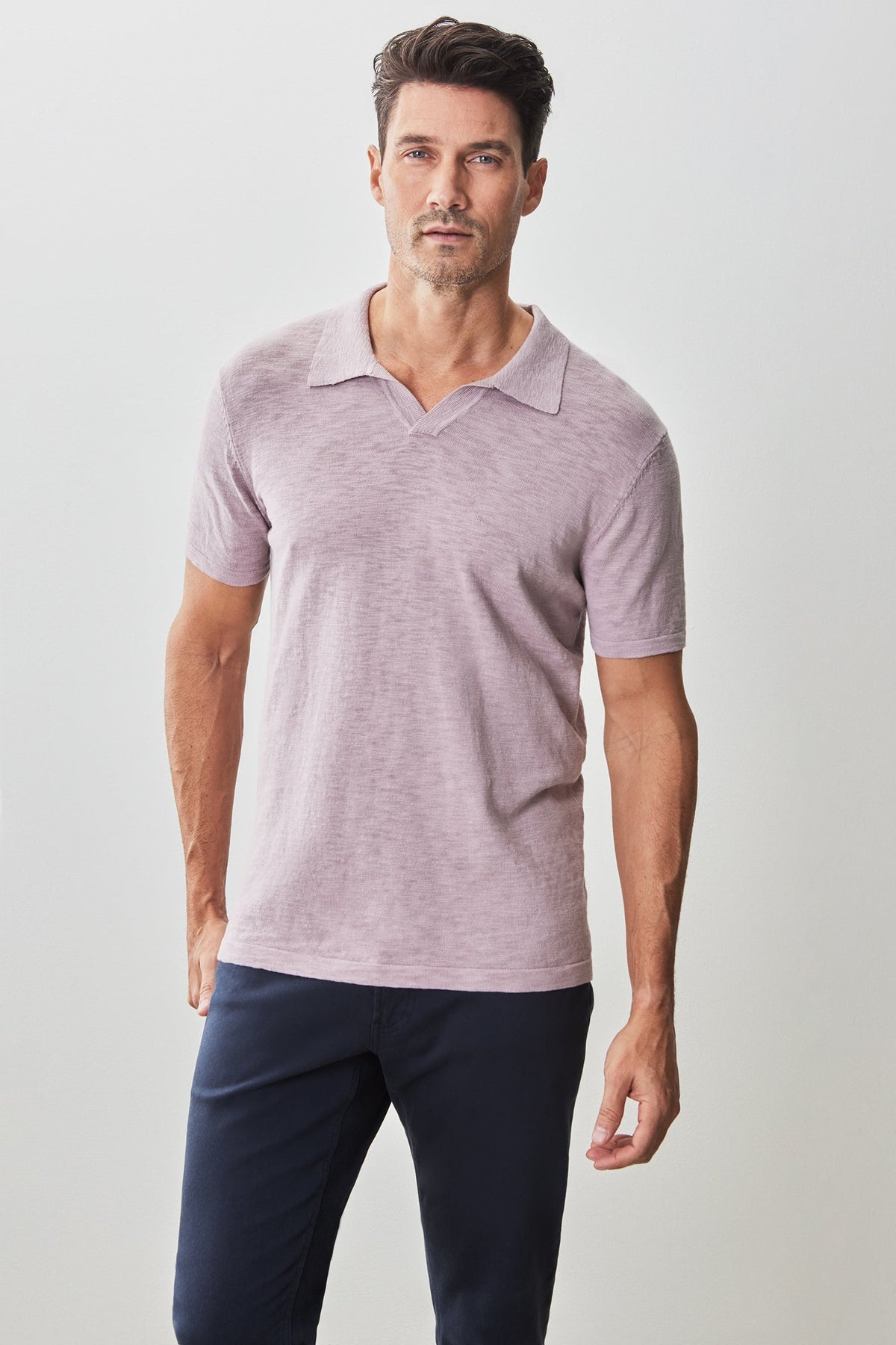 Polo à manches courtes pour homme par Robert Barakett | RB51196 South Shore Corail | Boutique Vvög, vêtements mode pour homme et femme