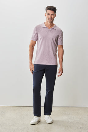 Polo à manches courtes pour homme par Robert Barakett | RB51196 South Shore Corail | Boutique Vvög, vêtements mode pour homme et femme