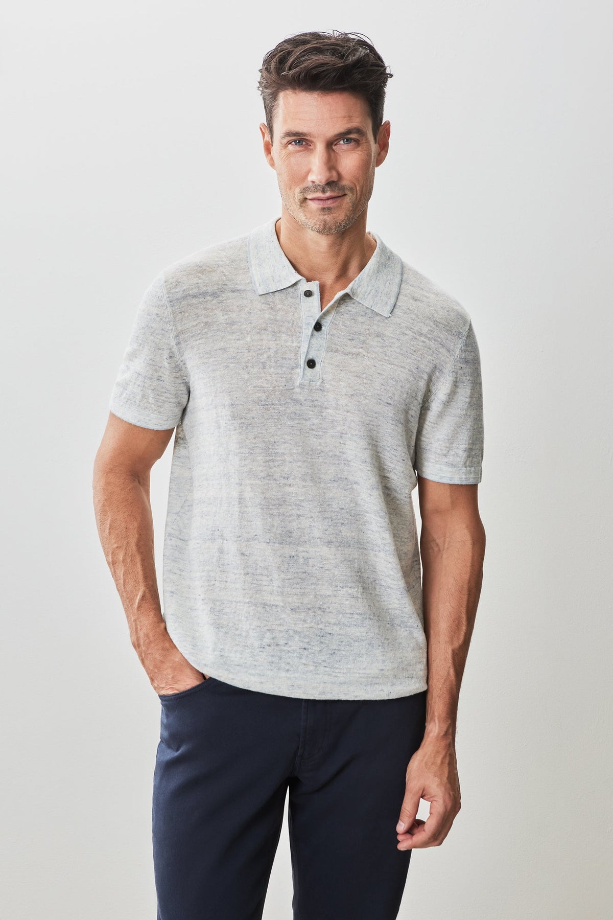Polo pour homme par Robert Barakett | RB51207 Costa Bleu | Boutique Vvög, vêtements mode pour homme et femme