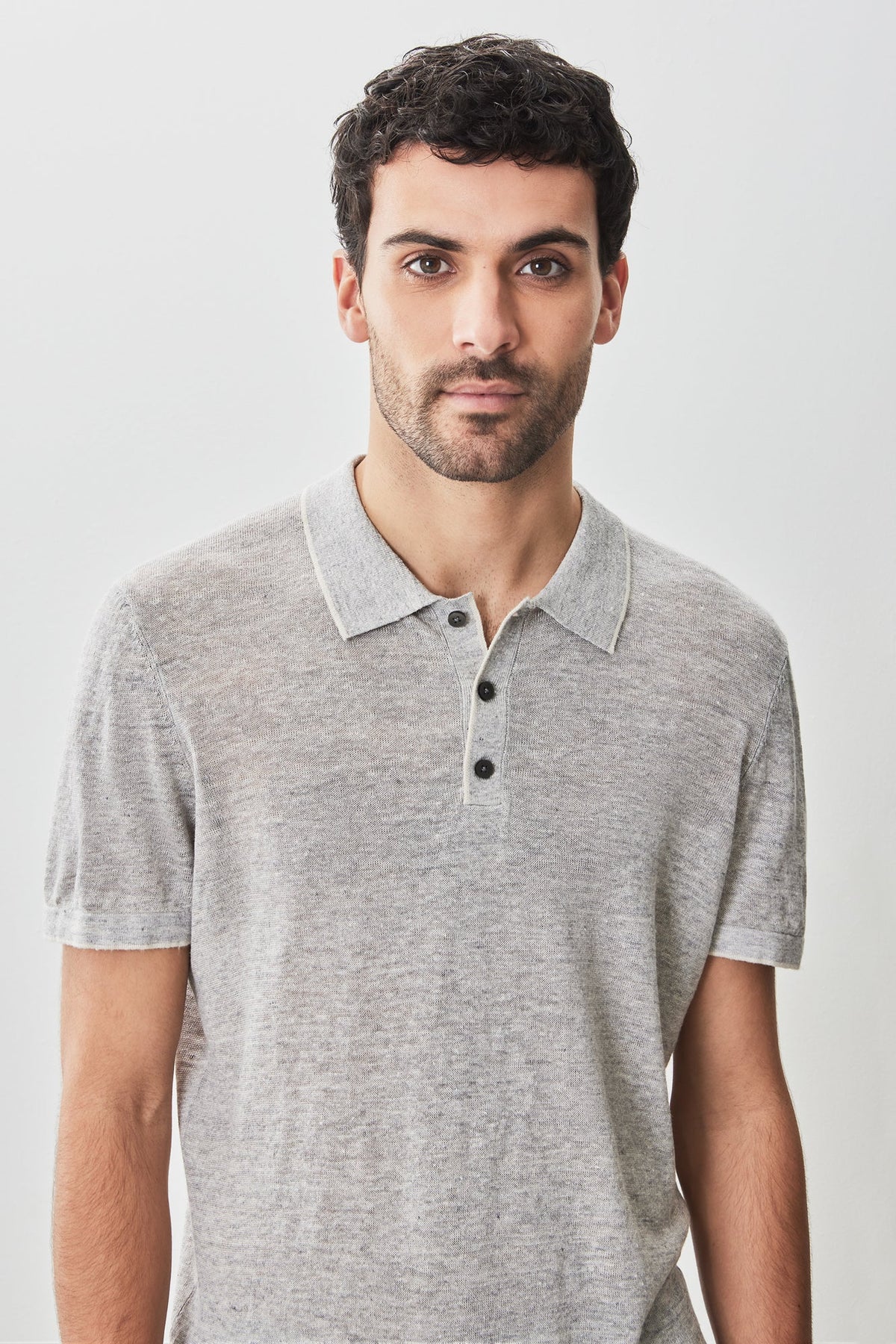 Polo pour homme par Robert Barakett | RB51207 Costa Gris | Boutique Vvög, vêtements mode pour homme et femme