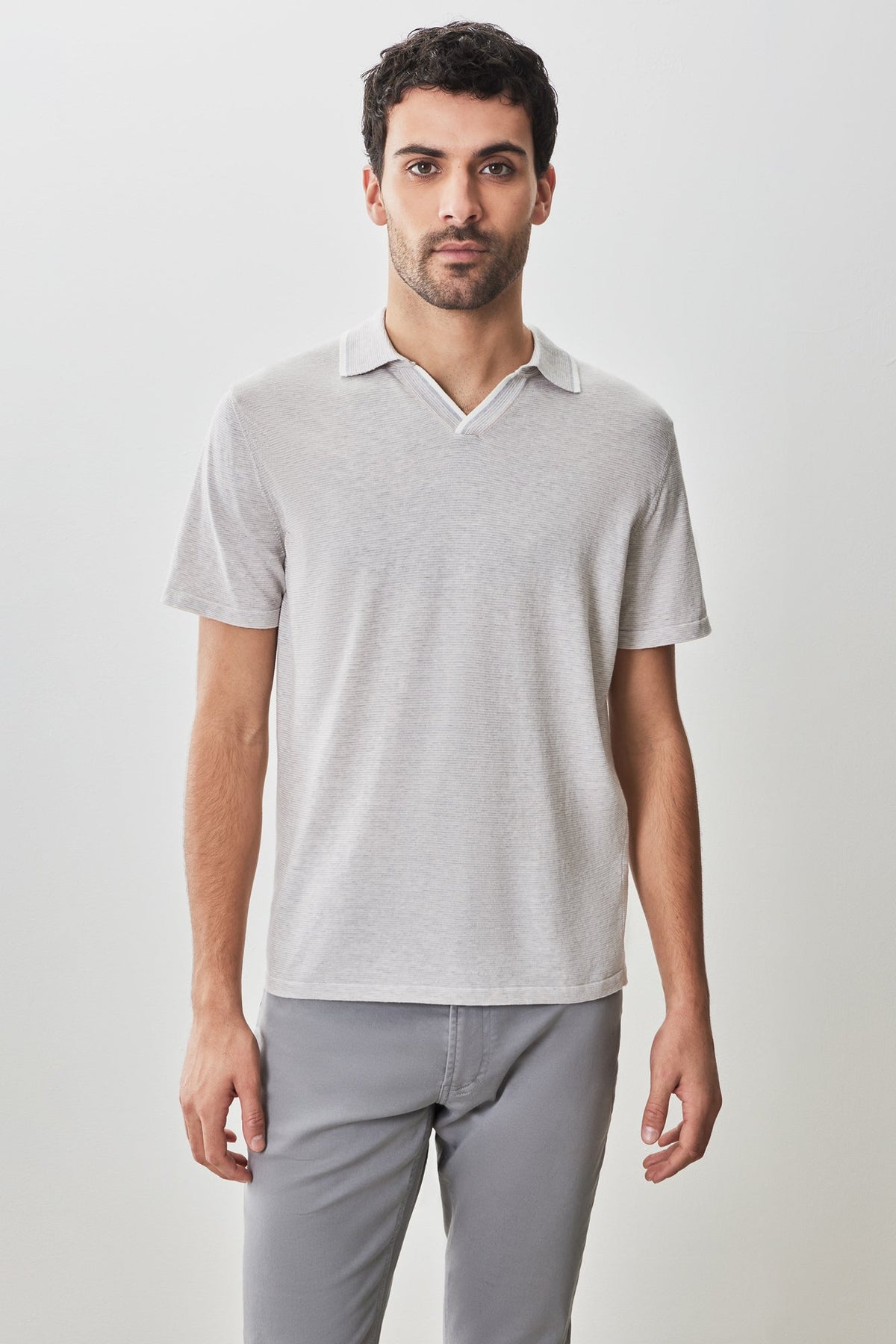 Polo col ouvert pour homme par Robert Barakett | RB51212 Enrico Rose | Boutique Vvög, vêtements mode pour homme et femme
