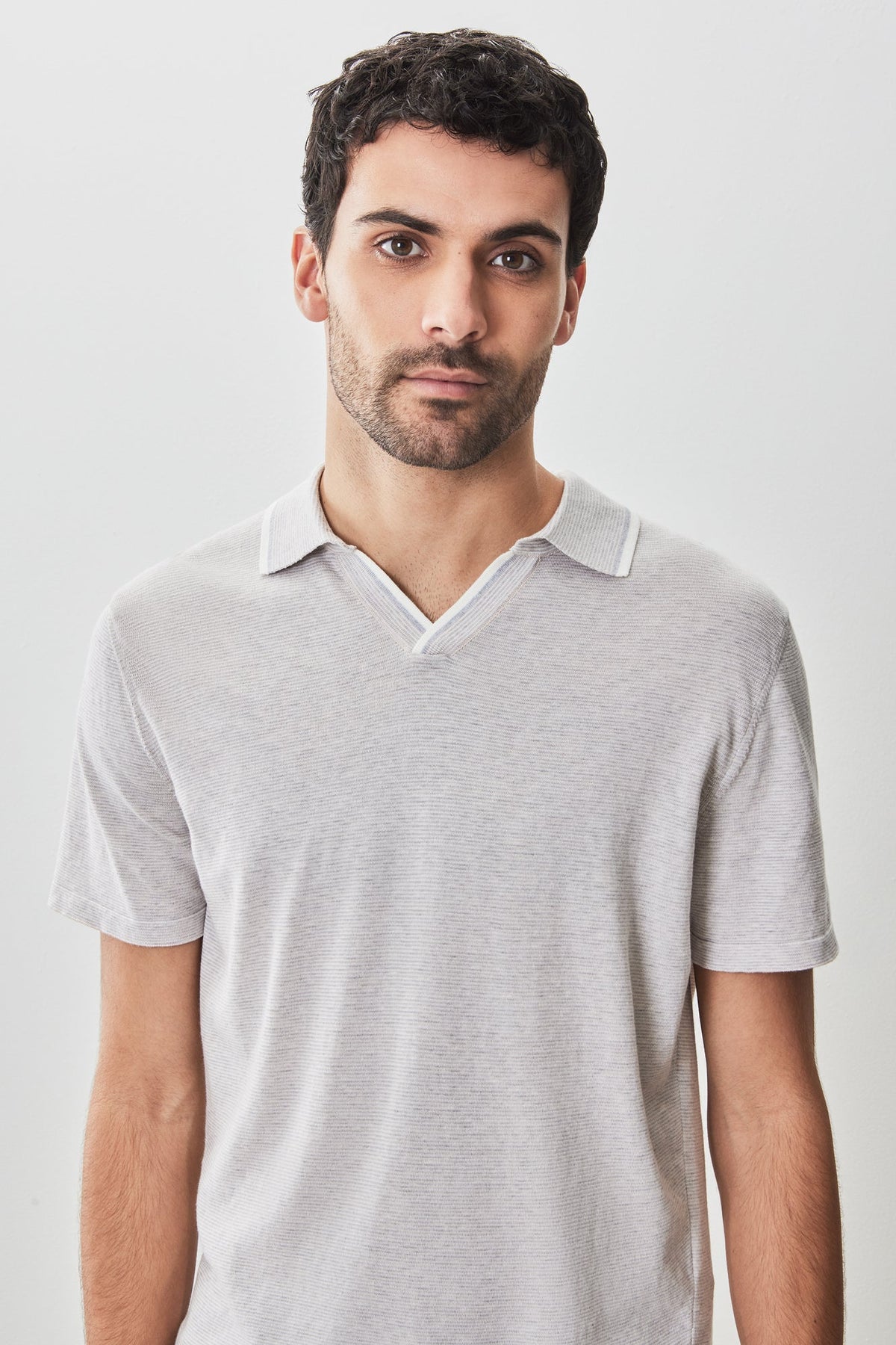 Polo col ouvert pour homme par Robert Barakett | RB51212 Enrico Rose | Boutique Vvög, vêtements mode pour homme et femme