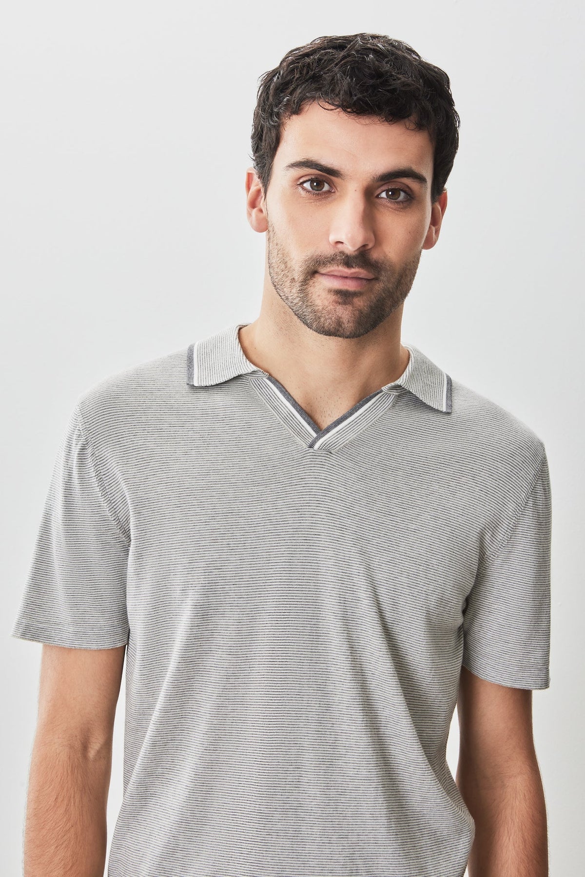 Polo col ouvert pour homme par Robert Barakett | RB51212 Enrico Pierre | Boutique Vvög, vêtements mode pour homme et femme