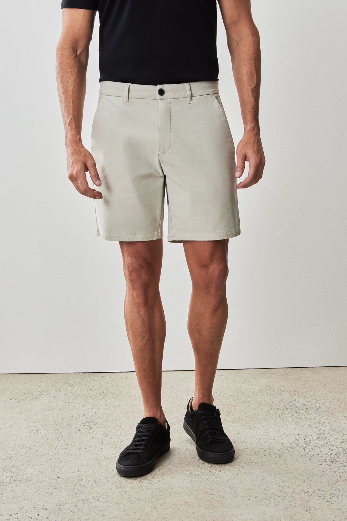 Short pour homme par Robert Barakett | RB51218 Ernie Argile | Boutique Vvög, vêtements mode pour homme et femme