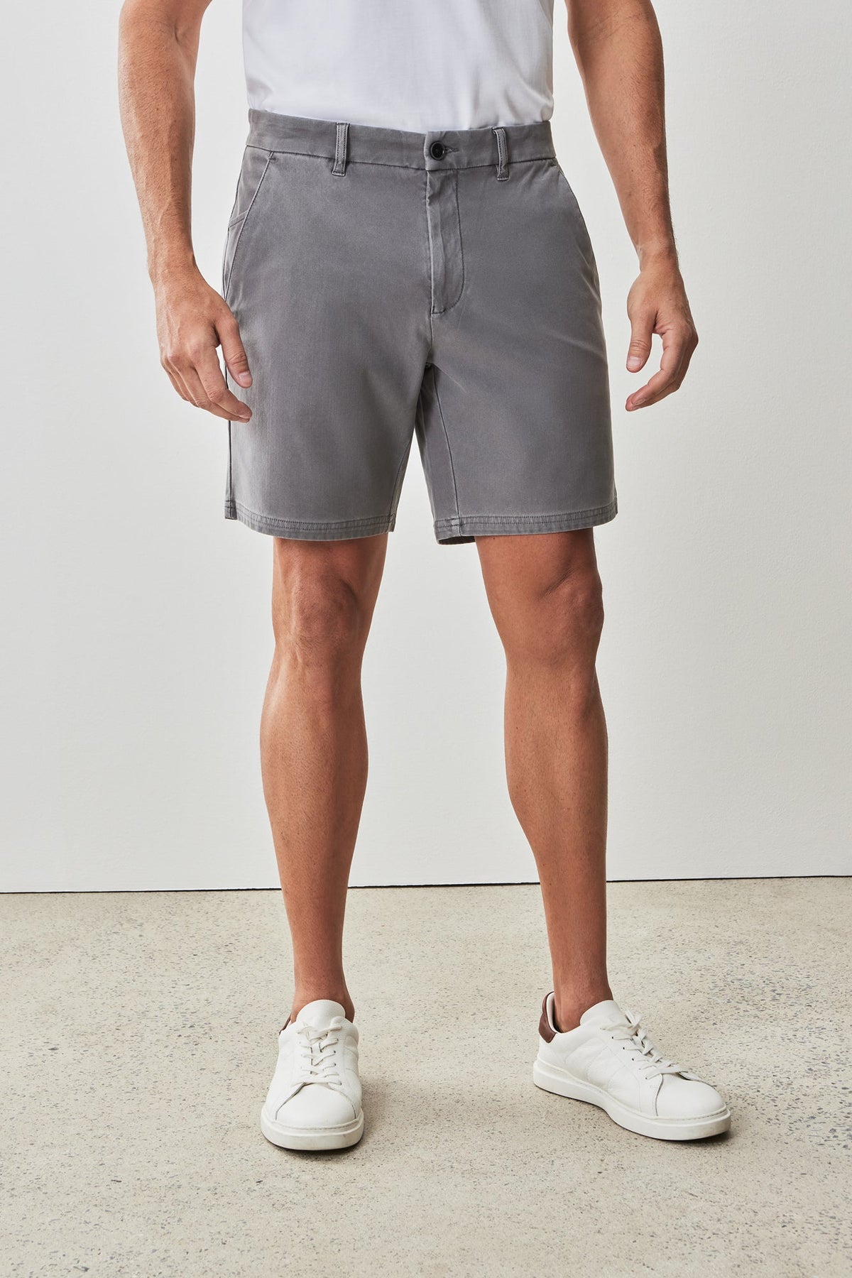 Short pour homme par Robert Barakett | RB51218 Ernie Gris | Boutique Vvög, vêtements mode pour homme et femme