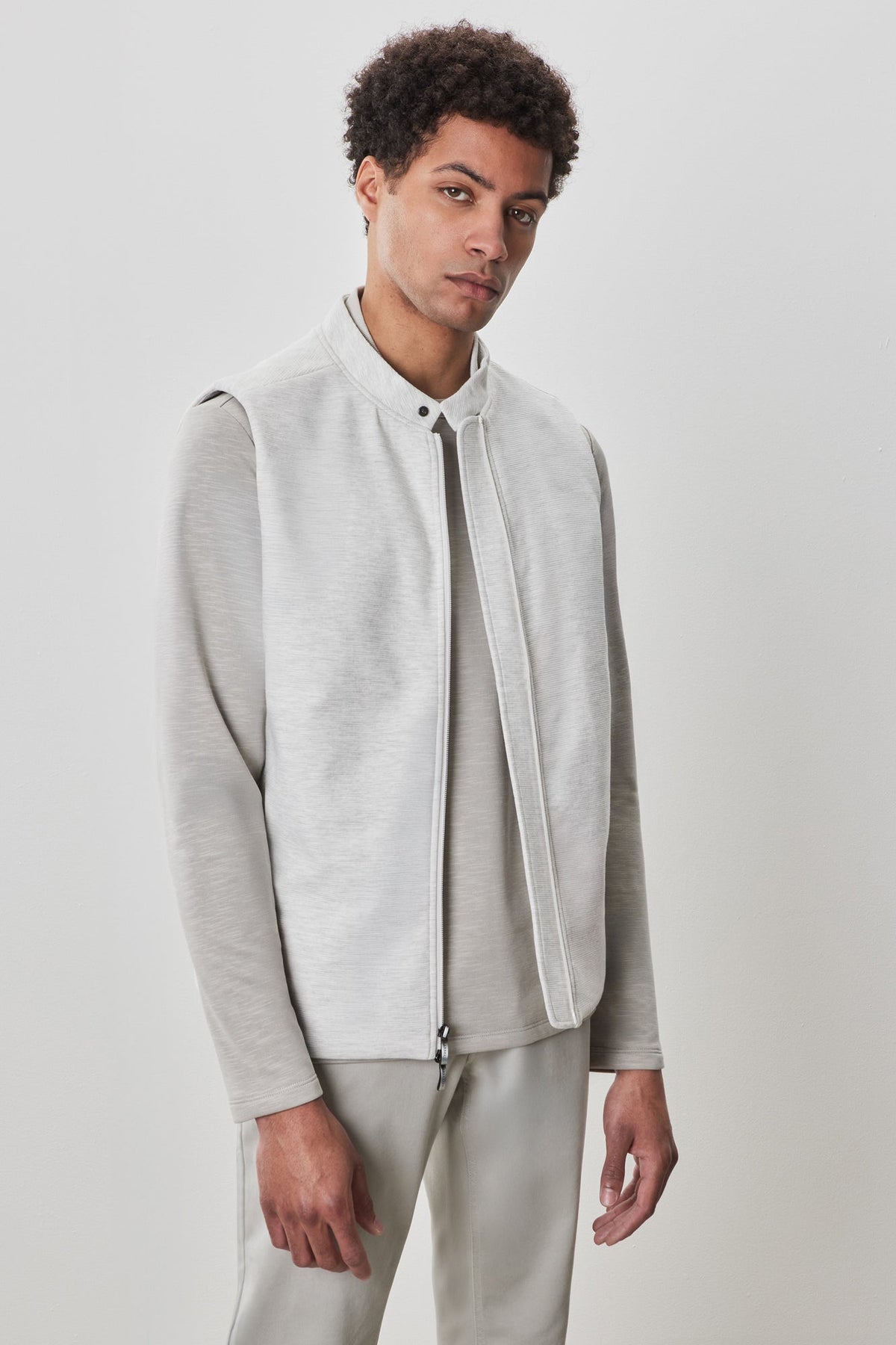 Veste commuter pour homme par Robert Barakett | RB52185 Nedsand Gris Pâle | Boutique Vvög, vêtements mode pour homme et femme