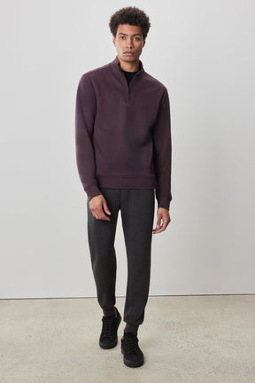Chandail avec poches passepoilées doubles pour homme par Robert Barakett | Yorgos RB52187 Rouge | Boutique Vvög, vêtements mode pour homme et femme