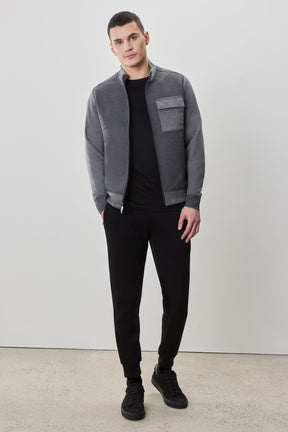 Veste pour homme par Robert Barakett | RB52189 Isaak Charbon | Boutique Vvög, vêtements mode pour homme et femme