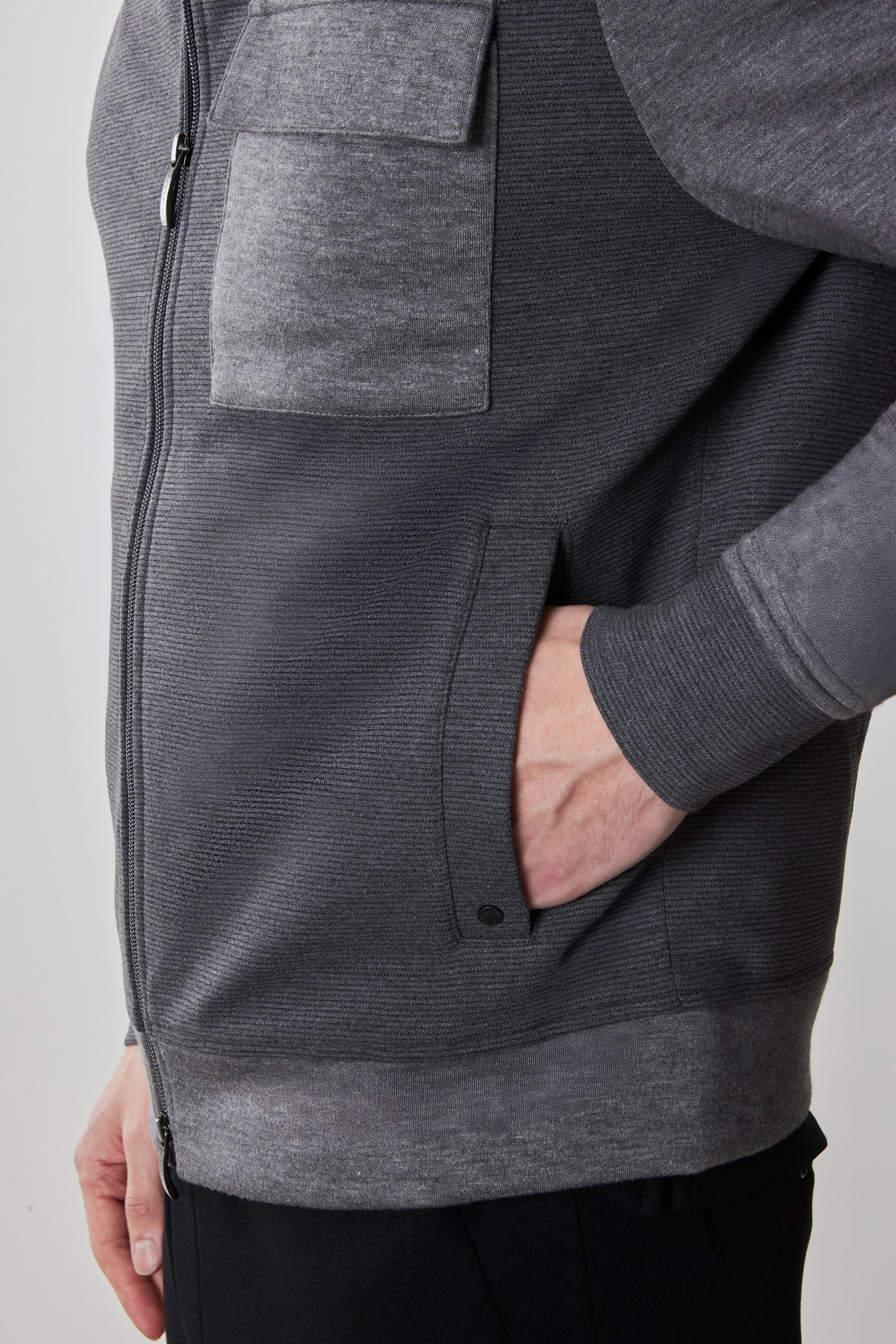 Veste pour homme par Robert Barakett | RB52189 Isaak Charbon | Boutique Vvög, vêtements mode pour homme et femme