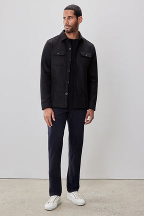 Surchemise pour homme par Robert Barakett | RB52191 Andreas Noir | Boutique Vvög, vêtements mode pour homme et femme