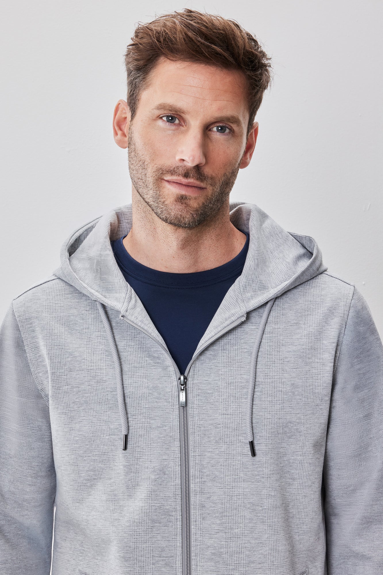 Veste pour homme par Robert Barakett | RB52196 Clifton Gris Pâle | Boutique Vvög, vêtements mode pour homme et femme