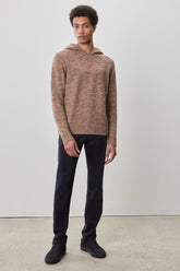 Coton ouaté en chandail à manches longues pour homme par Robert Barakett | Wildman RB52265 Brun | Boutique Vvög, vêtements mode pour homme et femme