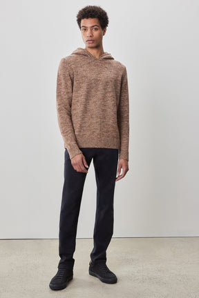 Coton ouaté en chandail à manches longues pour homme par Robert Barakett | Wildman RB52265 Brun | Boutique Vvög, vêtements mode pour homme et femme