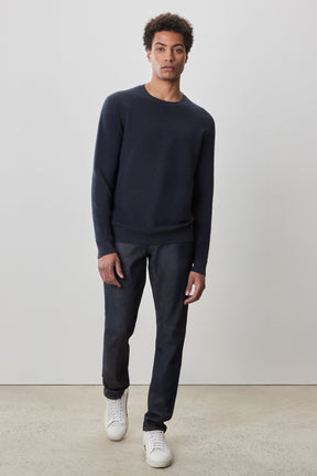 Chandail à manches longues col rond pour homme par Robert Barakett | Enrique RB52270 Marine | Boutique Vvög, vêtements mode pour homme et femme