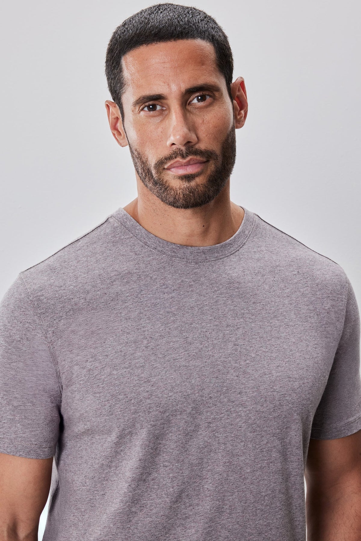 T-Shirt chiné à manches courtes pour homme par Robert Barakett | Colson RB52320 Rose Poussière | Boutique Vvög, vêtements mode pour homme et femme