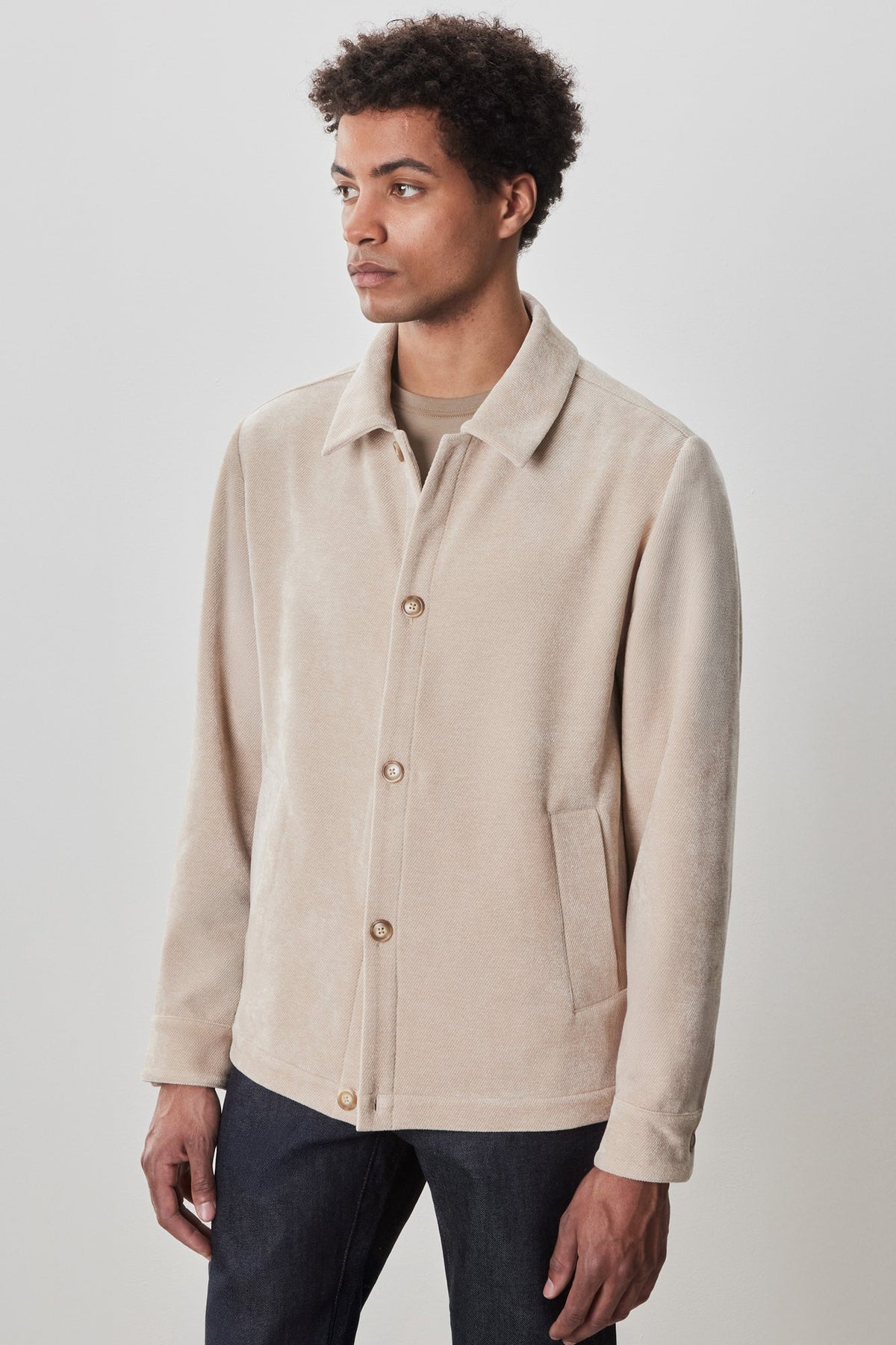 Surchemise pour homme par Robert Barakett | RB52332 Rhodes Beige | Boutique Vvög, vêtements mode pour homme et femme