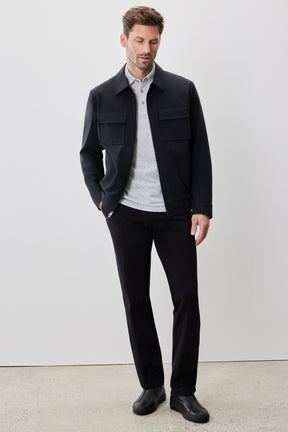 Veste pour homme par Robert Barakett | Jerry RB52597 Noir | Boutique Vvög, vêtements mode pour homme et femme
