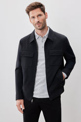 Veste pour homme par Robert Barakett | Jerry RB52597 Noir | Boutique Vvög, vêtements mode pour homme et femme