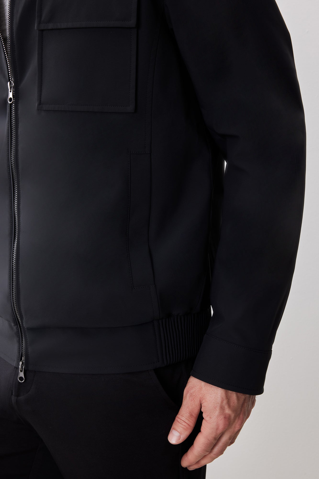 Veste pour homme par Robert Barakett | Jerry RB52597 Noir | Boutique Vvög, vêtements mode pour homme et femme