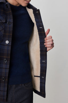 Surchemise pour homme par Robert Barakett | RB52618 Kaden Marine | Boutique Vvög, vêtements mode pour homme et femme