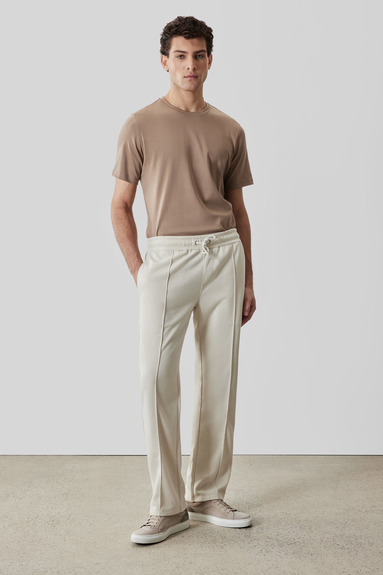 Pantalon jogger pour homme par Robert Barakett | RB61007 Kenji Cygne | Boutique Vvög, vêtements mode pour homme et femme