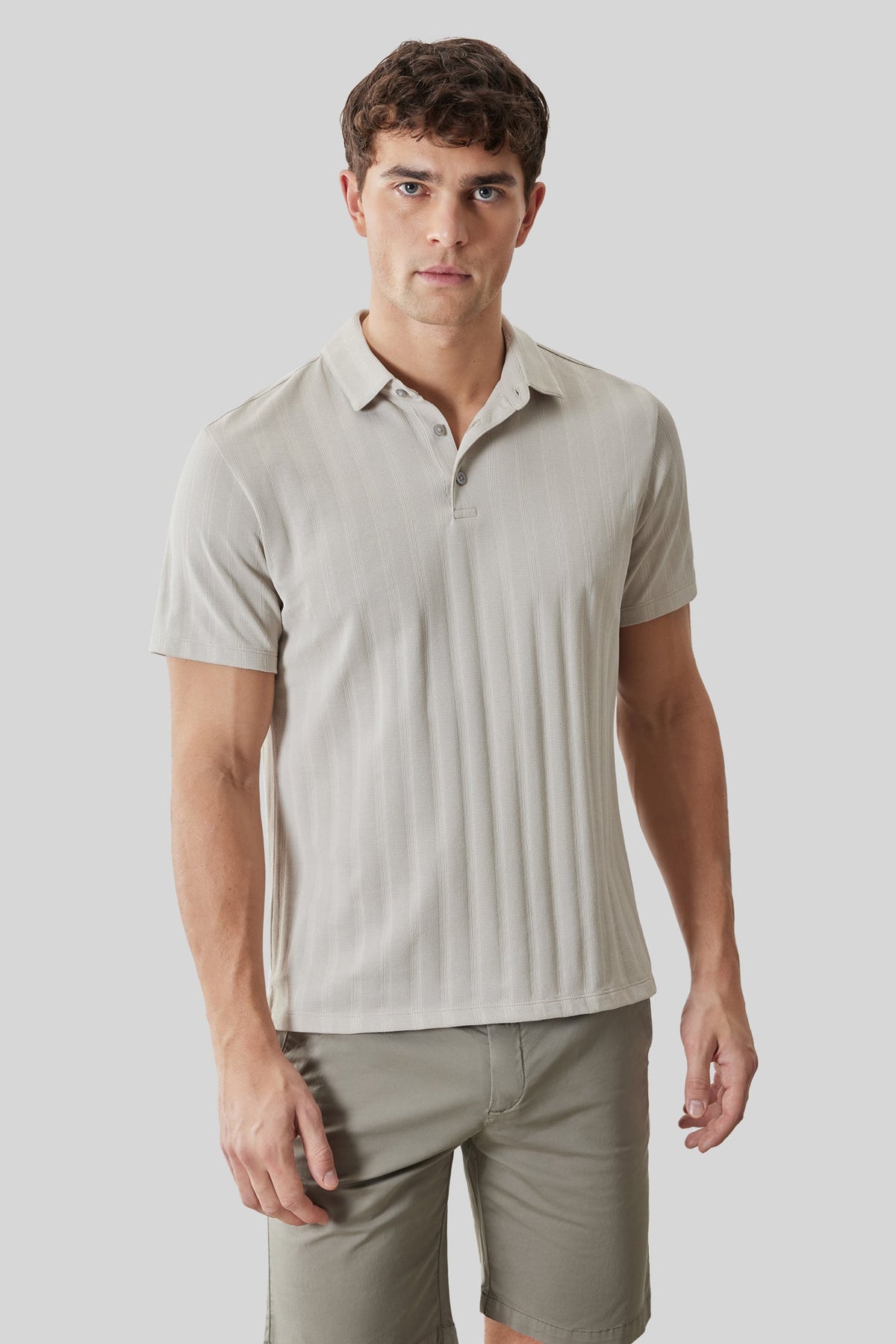 Polo pour homme par Robert Barakett | RB61050 Caspian Pierre De Lune | Boutique Vvög, vêtements mode pour homme et femme