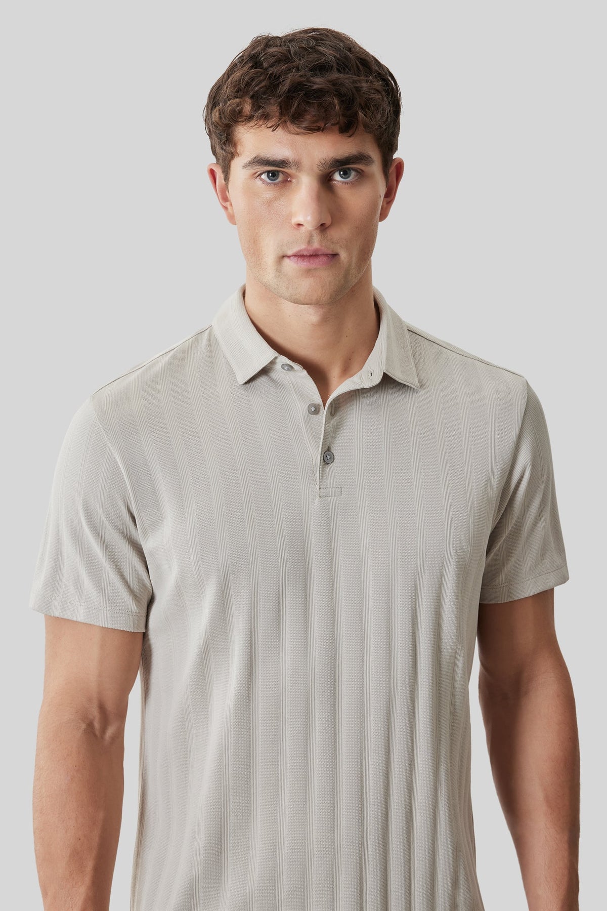 Polo pour homme par Robert Barakett | RB61050 Caspian Pierre De Lune | Boutique Vvög, vêtements mode pour homme et femme