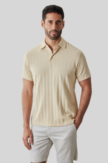 Polo pour homme par Robert Barakett | RB61050 Caspian Jaune Doux | Boutique Vvög, vêtements mode pour homme et femme