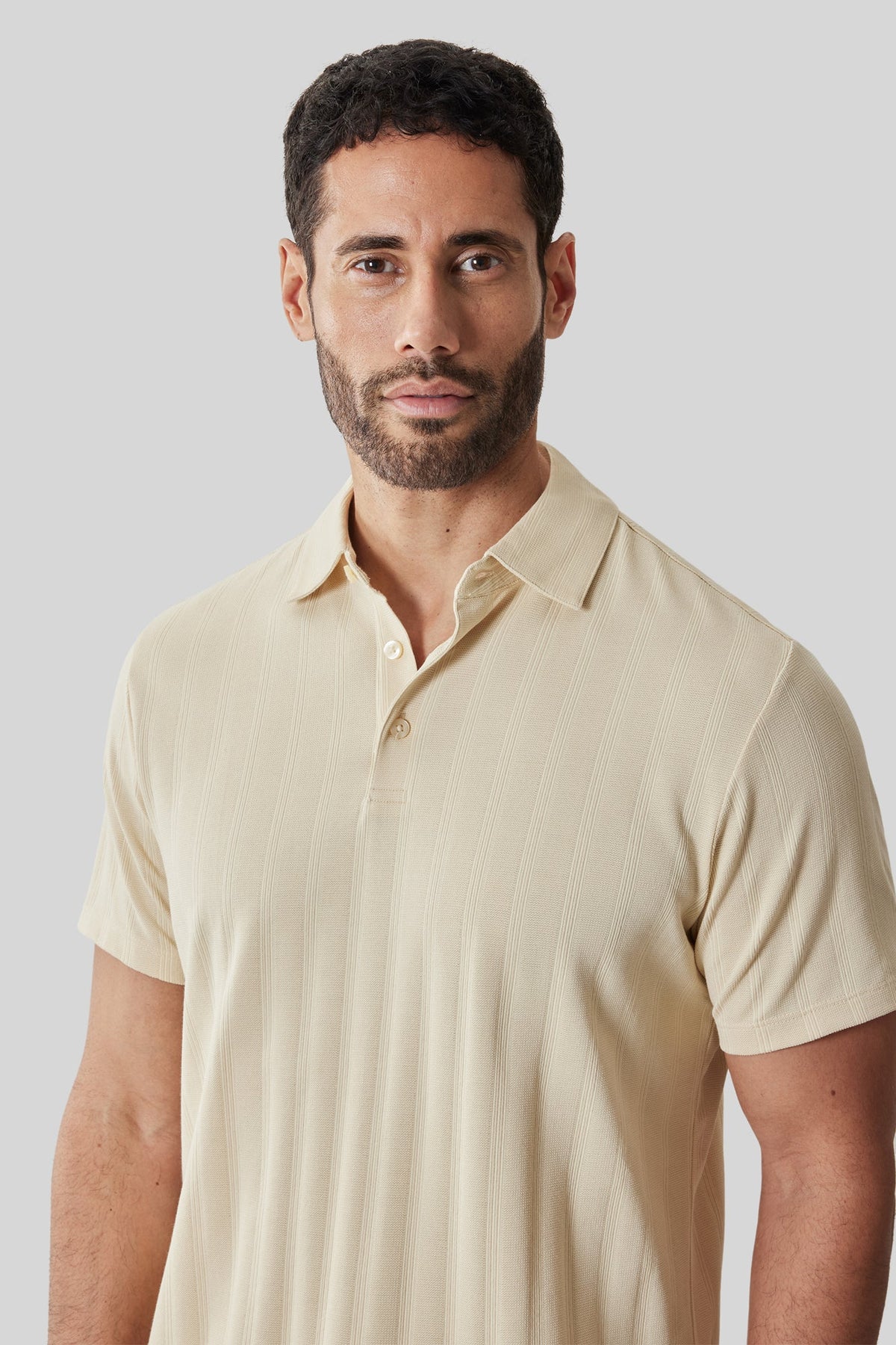 Polo pour homme par Robert Barakett | RB61050 Caspian Jaune Doux | Boutique Vvög, vêtements mode pour homme et femme