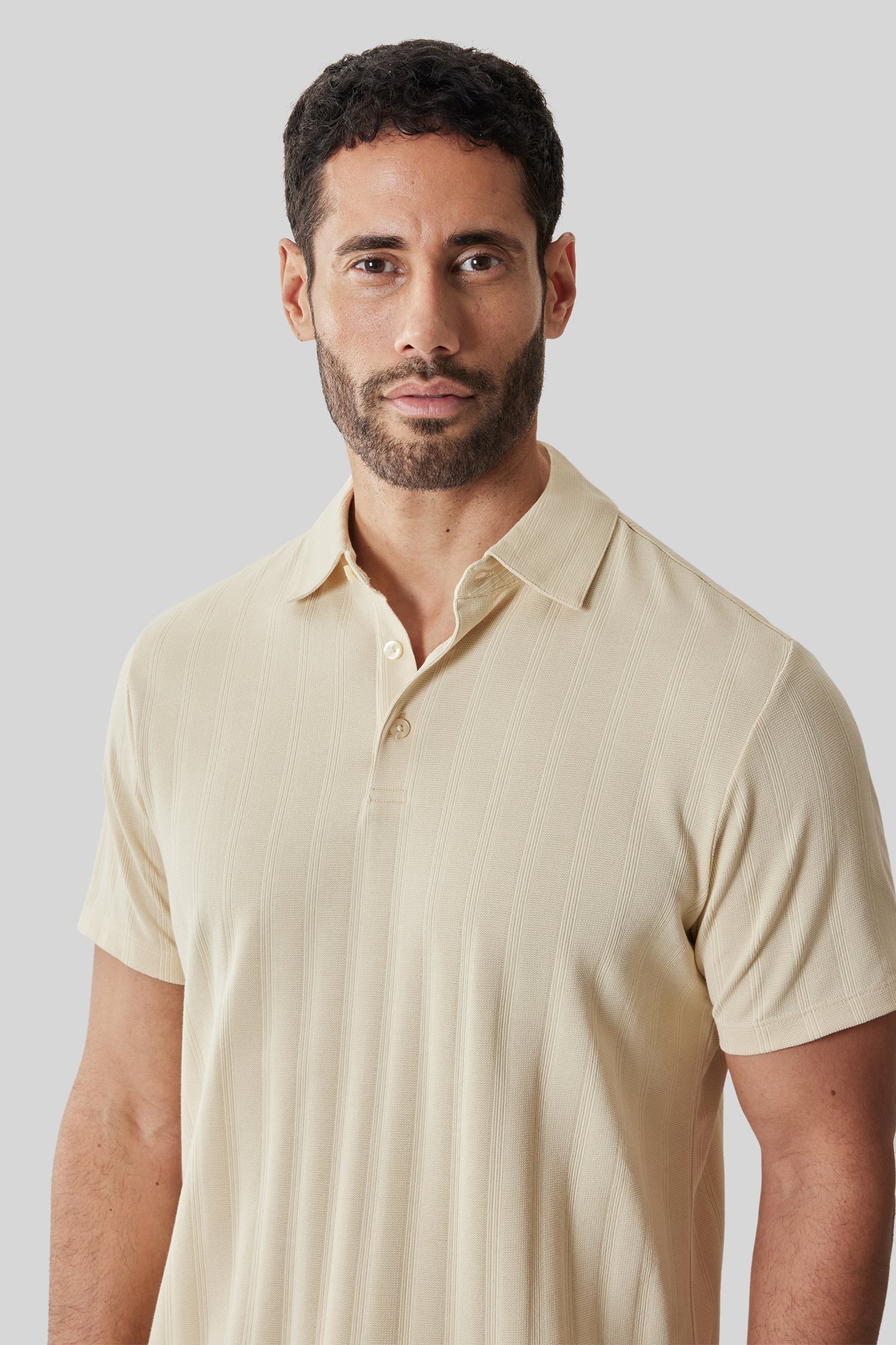 Polo pour homme par Robert Barakett | RB61050 Caspian Jaune Doux | Boutique Vvög, vêtements mode pour homme et femme