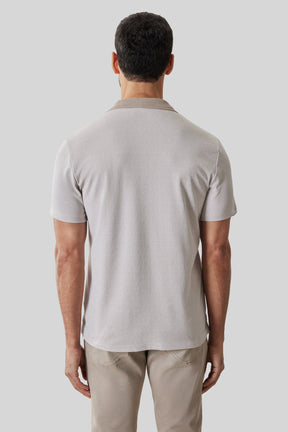 Polo col côtelé pour homme par Robert Barakett | RB61065 Matias Ficelle | Boutique Vvög, vêtements mode pour homme et femme