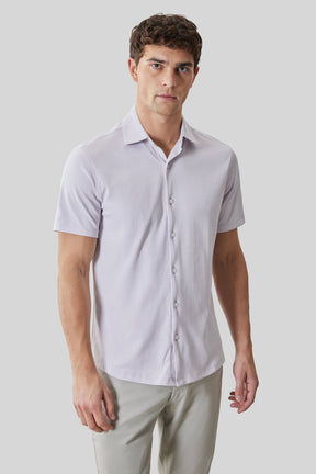 Chemise en Knit pour homme par Robert Barakett | RB61068 Sterling Lavande | Boutique Vvög, vêtements mode pour homme et femme
