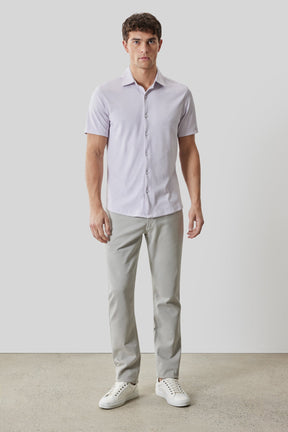 Chemise en Knit pour homme par Robert Barakett | RB61068 Sterling Lavande | Boutique Vvög, vêtements mode pour homme et femme