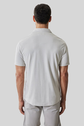 Chemise en Knit pour homme par Robert Barakett | RB61068 Sterling Pierre De Lune | Boutique Vvög, vêtements mode pour homme et femme
