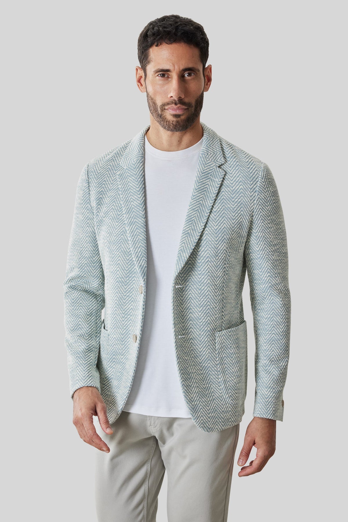 Veston pour homme par Robert Barakett | RB61073 Jett Sarcelle Douce | Boutique Vvög, vêtements mode pour homme et femme