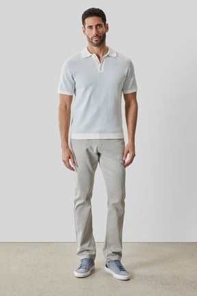 Polo pour homme par Robert Barakett | RB61097 Ronric Sarcelle Poussiéreuse | Boutique Vvög, vêtements mode pour homme et femme